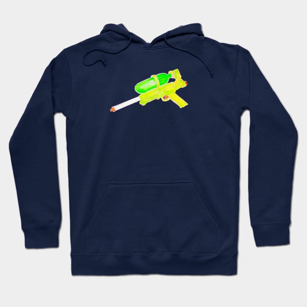 Super Soaker- 90s Nostalgia Hoodie by maccm